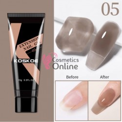 PolyGel UV/ LED pentru unghii false KOSKOE Extension Nail Gel 15 ML - 05 Cedar